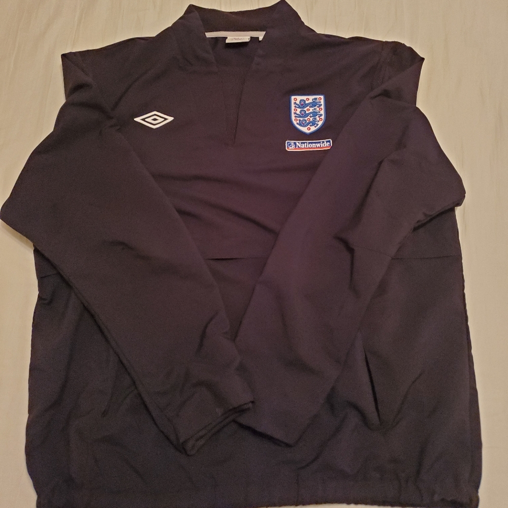Umbro England Navy Training Pullover Jacket
